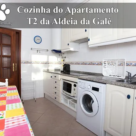 Os A Ramos Na Da Galé Estão Inserido Em Com Piscina, Fica Apenas A 350 Metros Da Da Galé - Com Ar Condicionado Tanto Nos Quartos Na Sala, Smart Tv Com Prime Vídeo E Cozinha Completa Apartamento